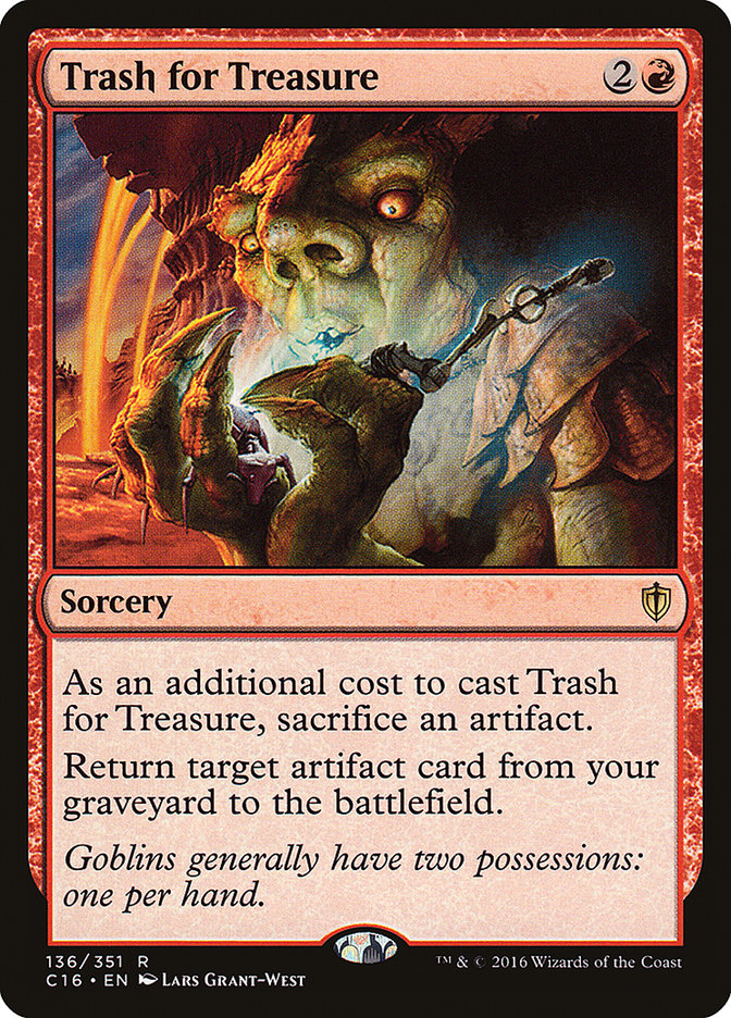 Trash for Treasure [Commander 2016] | Devastation Store