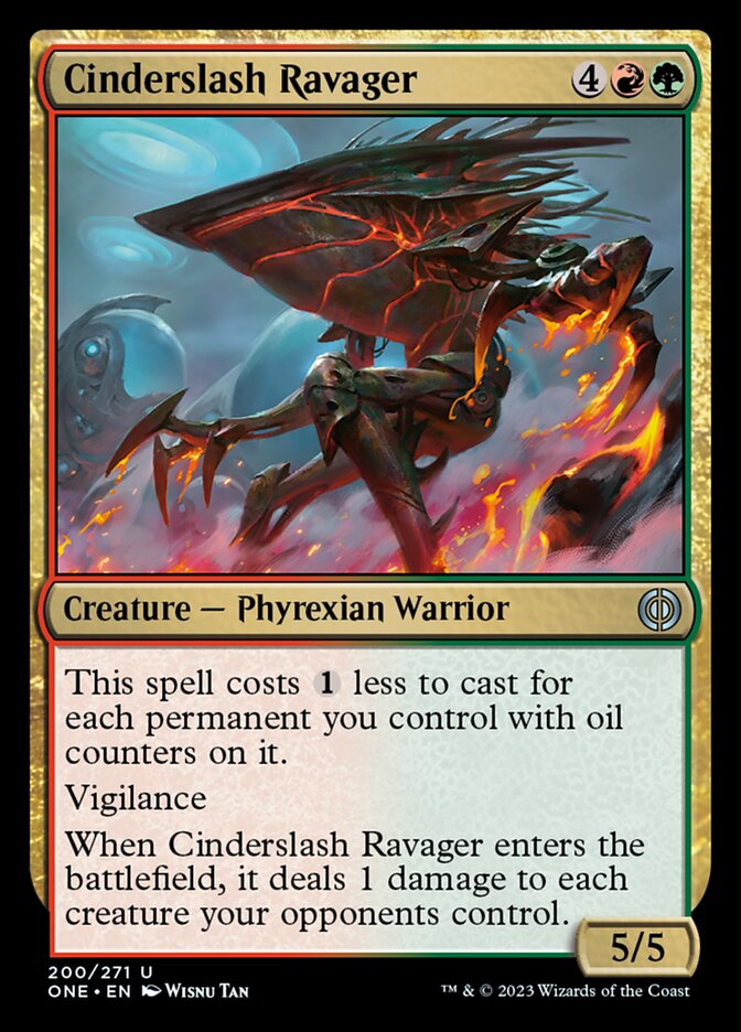 Cinderslash Ravager [Phyrexia: All Will Be One] | Devastation Store