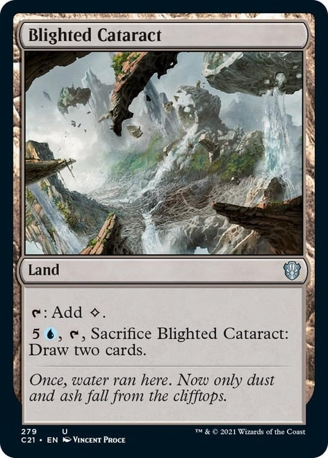 Blighted Cataract [Commander 2021] | Devastation Store