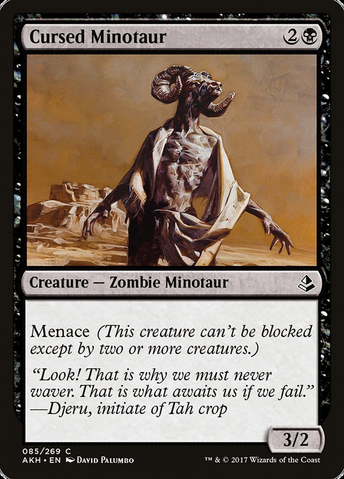 Cursed Minotaur [Amonkhet] | Devastation Store