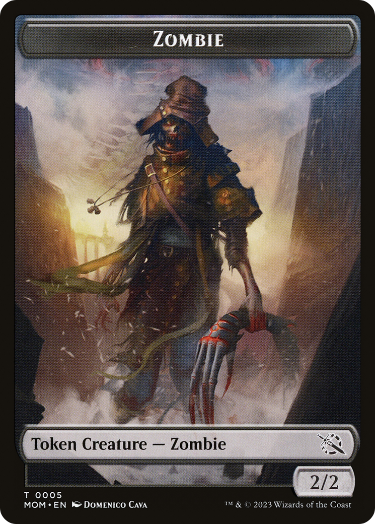 Elemental (02) // Zombie Double-Sided Token [March of the Machine Tokens] | Devastation Store