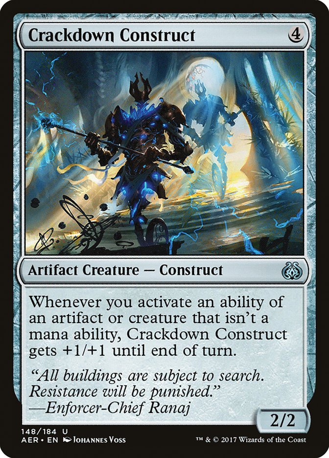 Crackdown Construct [Aether Revolt] | Devastation Store