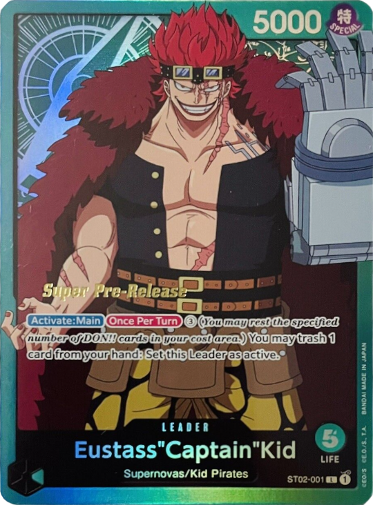 Eustass"Captain"Kid (001) [Super Pre-Release Starter Deck: Worst Generation] | Devastation Store