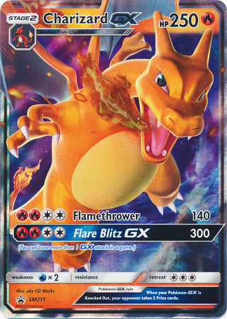 Charizard GX (SM211) (Jumbo Card) [Sun & Moon: Black Star Promos] | Devastation Store