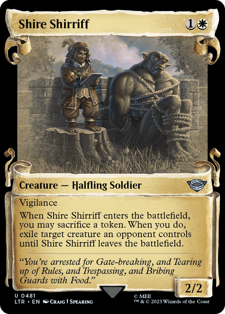 Shire Shirriff [The Lord of the Rings: Tales of Middle-Earth Showcase Scrolls] | Devastation Store