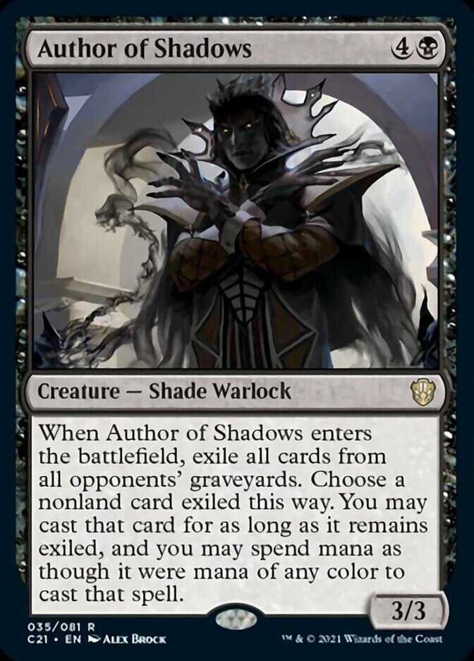 Author of Shadows [Commander 2021] | Devastation Store