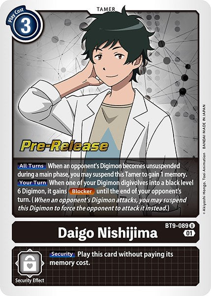 Daigo Nishijima [BT9-089] [X Record Pre-Release Promos] | Devastation Store
