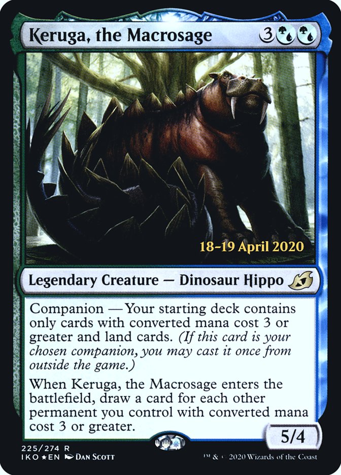 Keruga, the Macrosage  [Ikoria: Lair of Behemoths Prerelease Promos] | Devastation Store