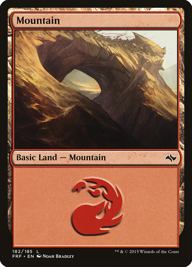 Mountain (182) [Fate Reforged] - Devastation Store | Devastation Store