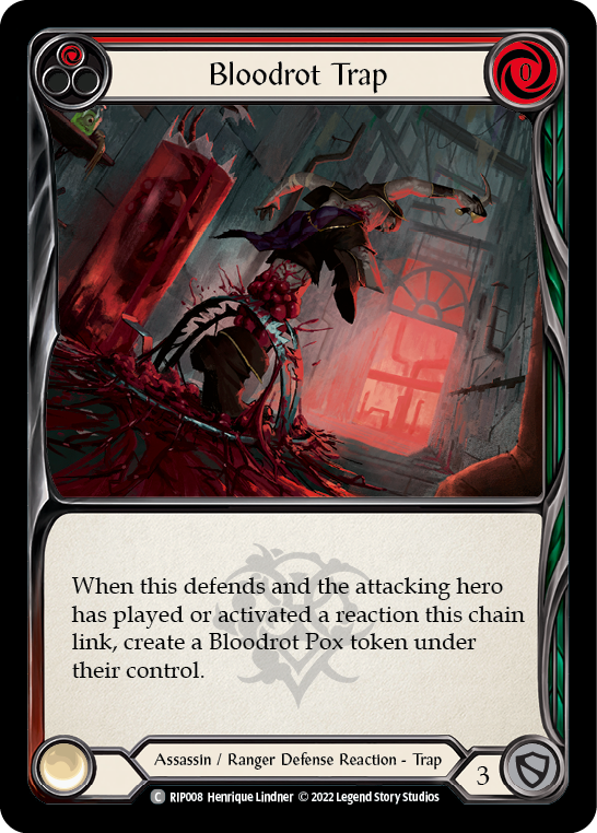 Bloodrot Trap (Red) [RIP008] (Outsiders Riptide Blitz Deck) | Devastation Store