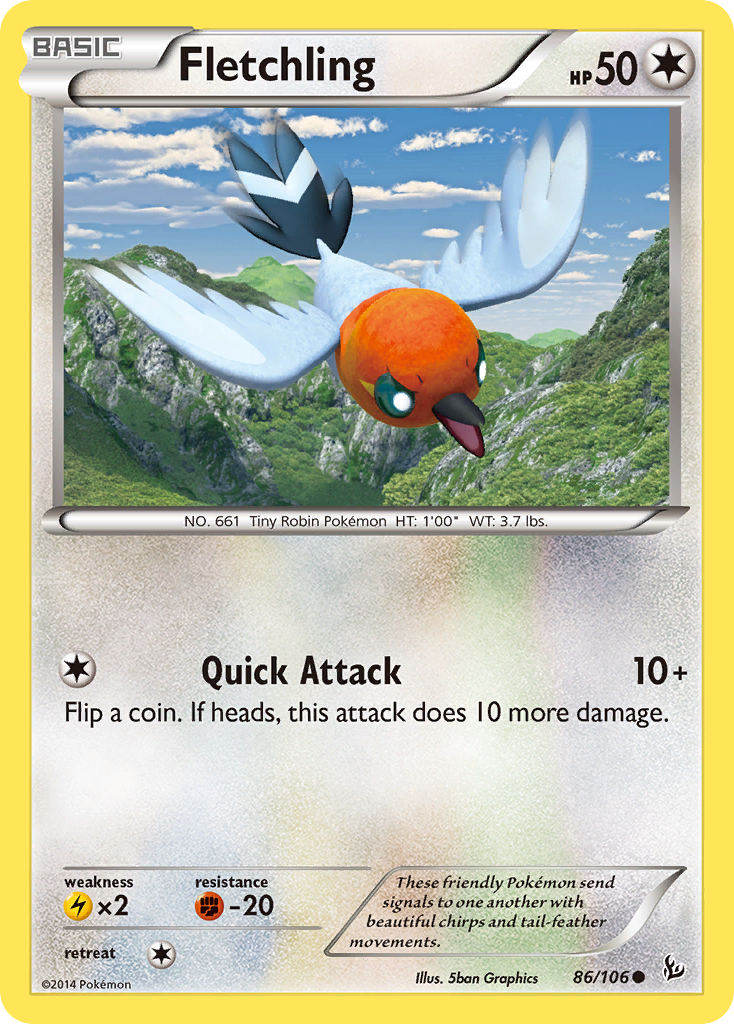 Fletchling (86/106) [XY: Flashfire] | Devastation Store