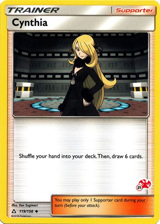 Cynthia (119/156) (Charizard Stamp #21) [Battle Academy 2020] | Devastation Store