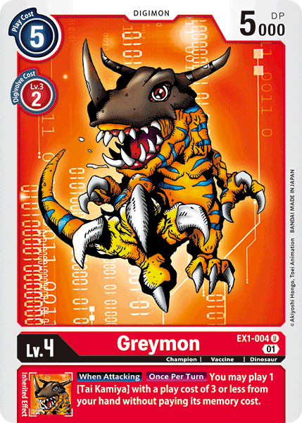 Greymon [EX1-004] [Classic Collection] | Devastation Store