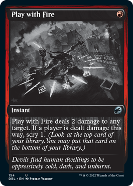 Play with Fire [Innistrad: Double Feature] | Devastation Store