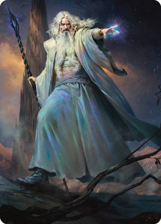 Saruman of Many Colors Art Card [The Lord of the Rings: Tales of Middle-earth Art Series] | Devastation Store