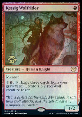 Kessig Wolfrider [Innistrad: Crimson Vow Prerelease Promos] | Devastation Store