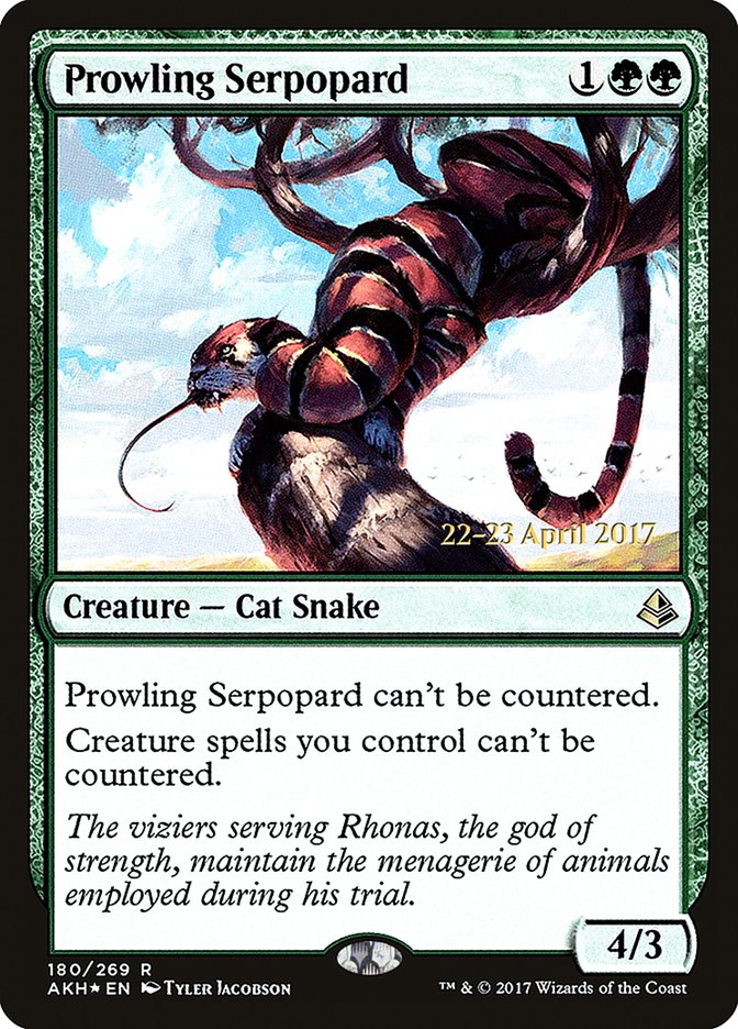 Prowling Serpopard  [Amonkhet Prerelease Promos] | Devastation Store